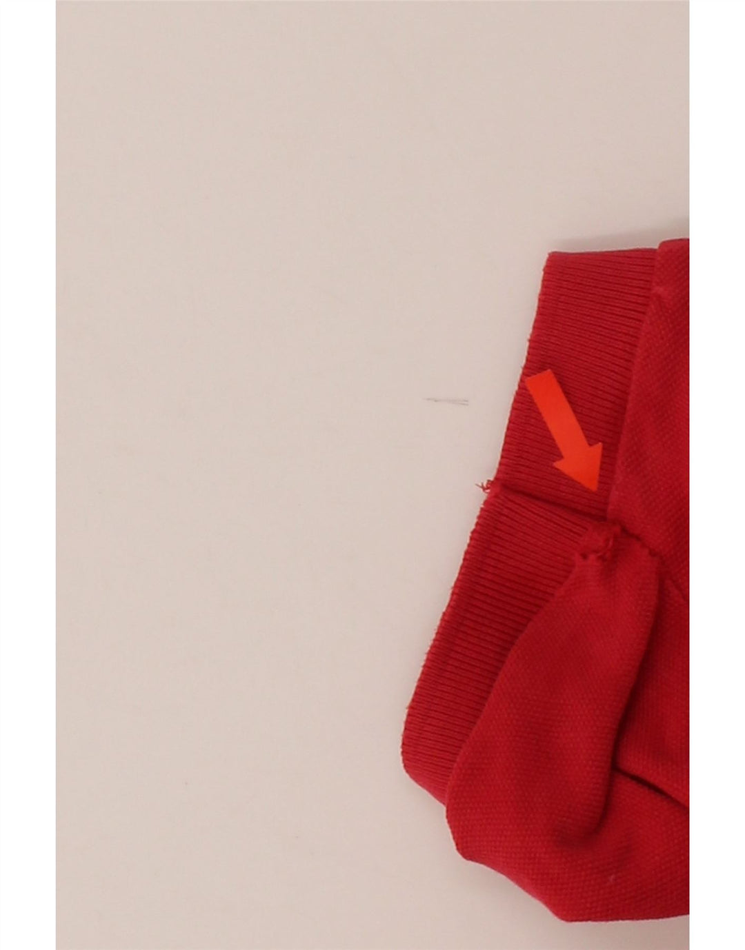 POLO RALPH LAUREN Mens Polo Shirt Medium Red Cotton Vintage Polo Ralph Lauren and Second-Hand Polo Ralph Lauren from Messina Hembry 