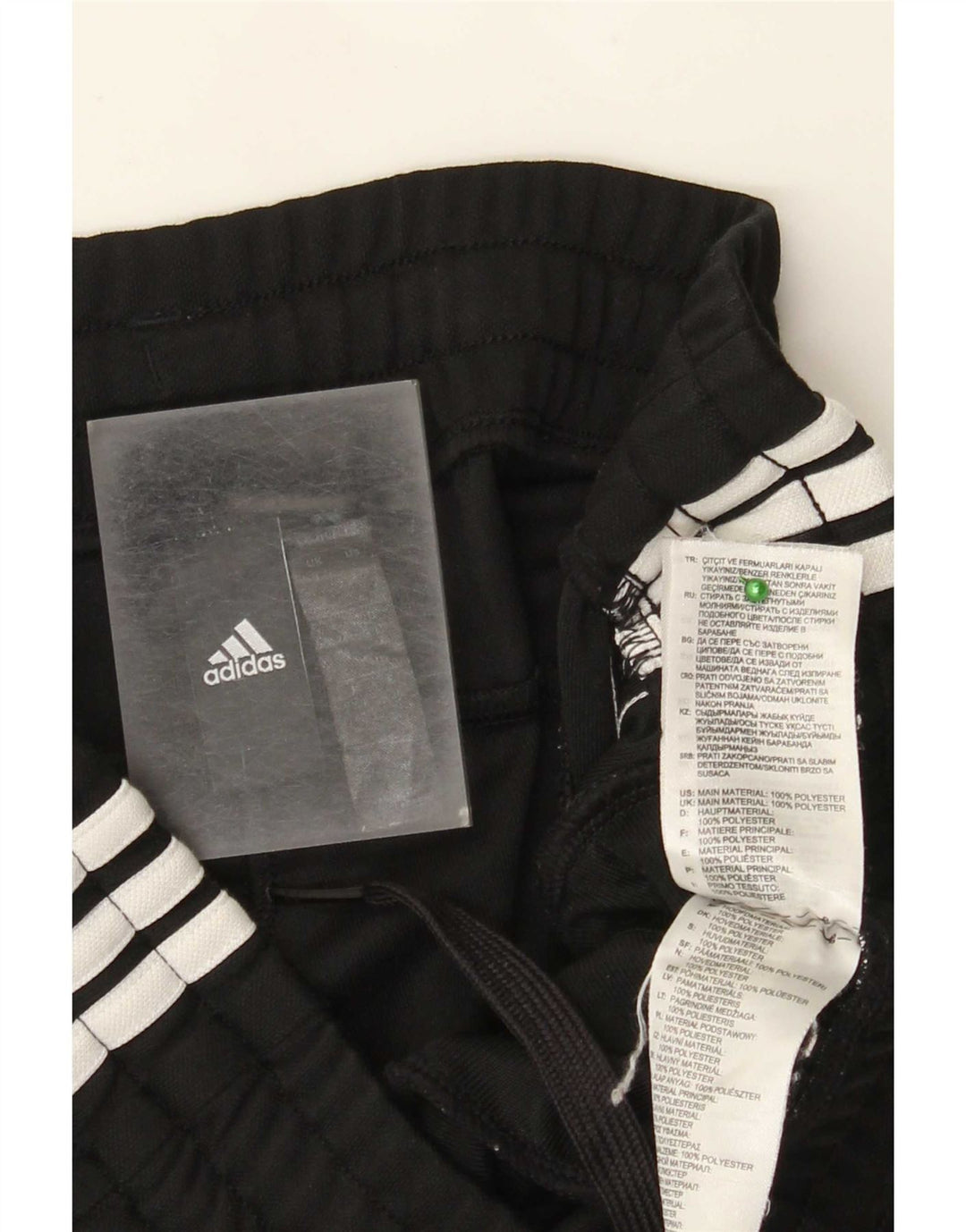Adidas Pantalones de chándal para mujer UK 10 Small Black Poliéster