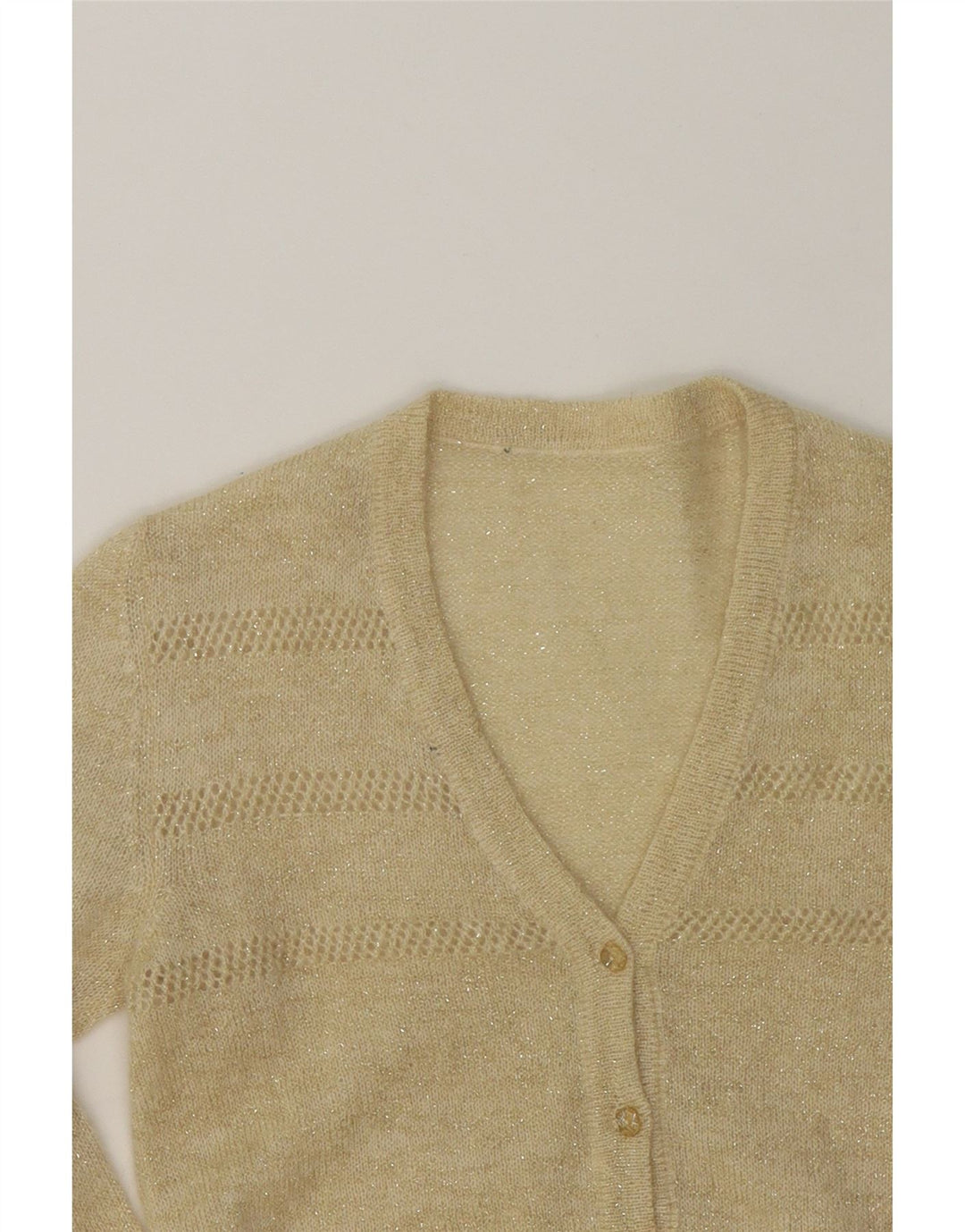 VINTAGE Womens Cardigan Sweater UK 14 Medium Green Vintage Vintage and Second-Hand Vintage from Messina Hembry 