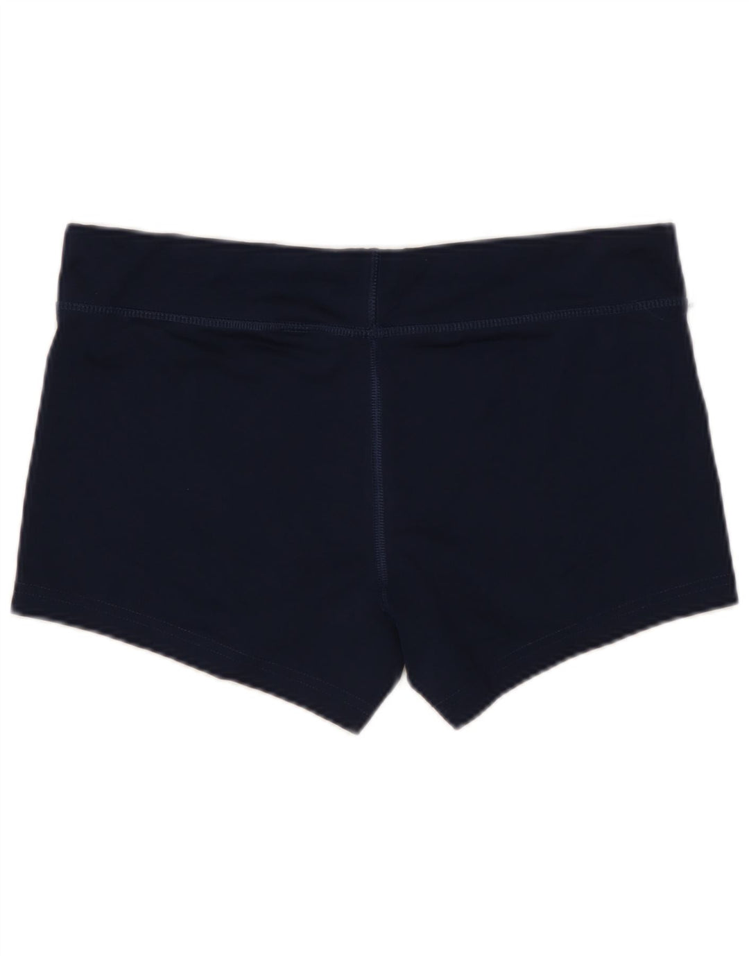 NIKE Pantalones cortos deportivos Dri Fit para mujer UK 12 Medium Azul marino Poliéster