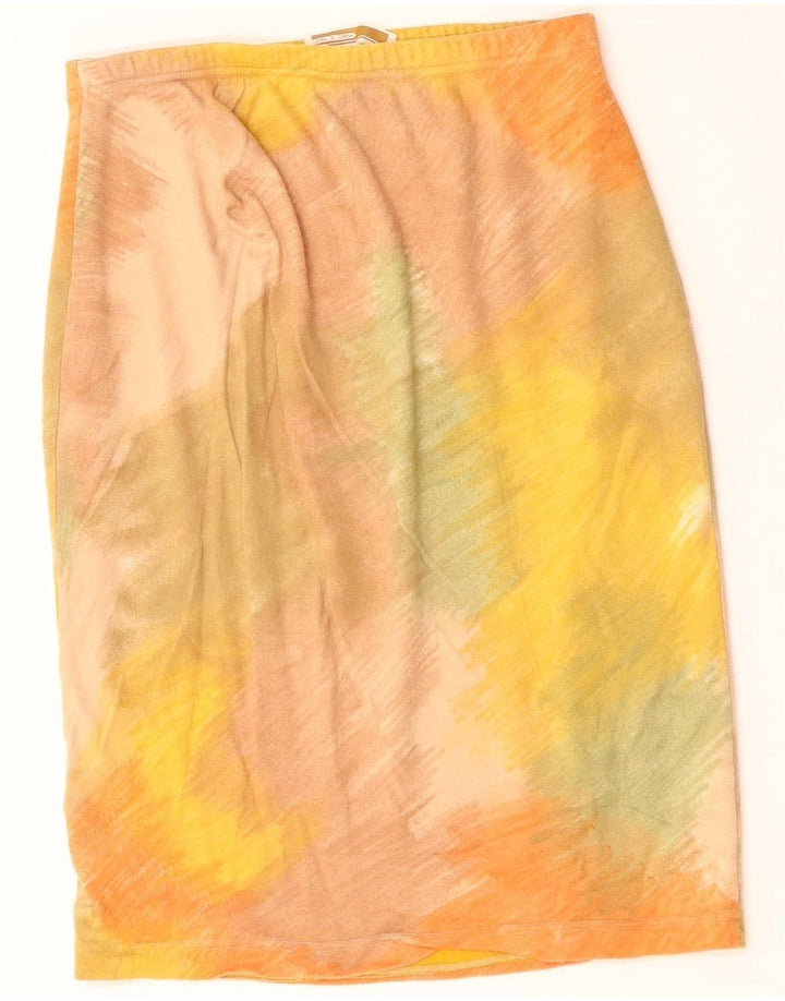 Krizia Falda Lápiz Mujer Grande W32 Tie Dye Multicolor