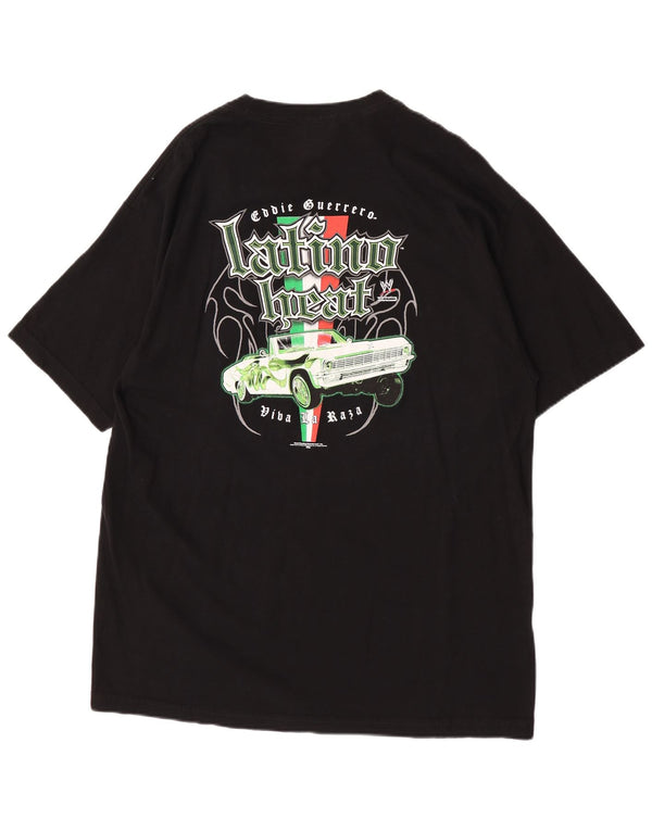 WWE Eddie Guerrero 2005 - Camiseta gráfica para hombre, talla XL, algodón negro