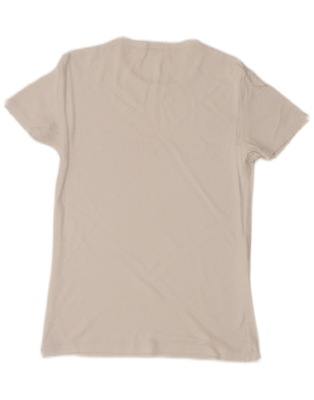 BENETTON Camiseta gráfica para mujer Top UK 8 Small White