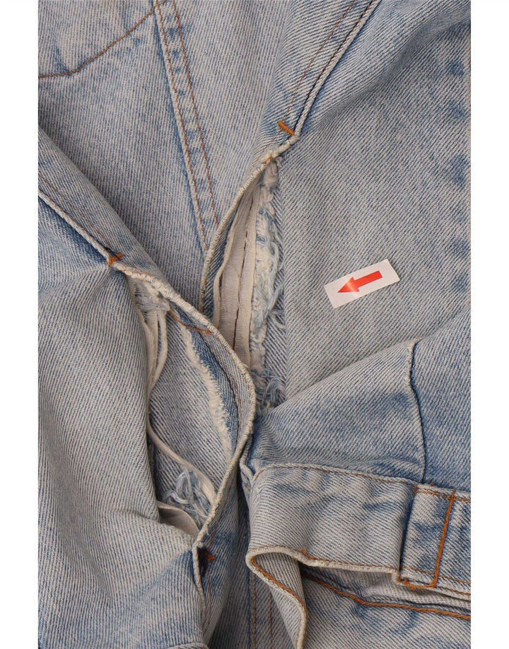 Vintage hombres chaqueta de mezclilla Reino Unido 40 azul grande
