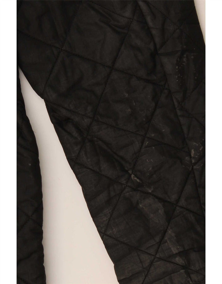 Barbour Chaqueta acolchada para hombre UK 38 Mediana Poliéster negro