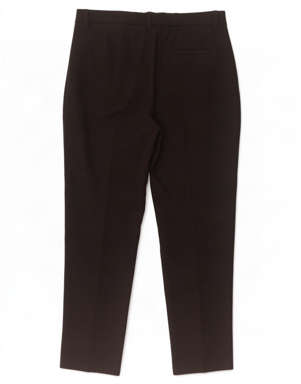 Marks & Spencer Pantalones de traje cónicos para mujer UK 10 Small W26 L25 Negro
