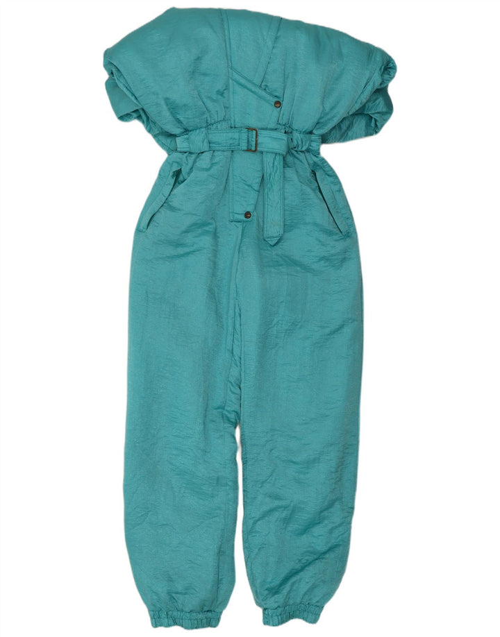 Mono de esquí vintage para mujer IT 44 Poliamida turquesa medio retro