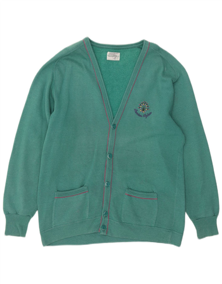 American System Chándal para Hombre Chaqueta Superior Grande Algodón Verde