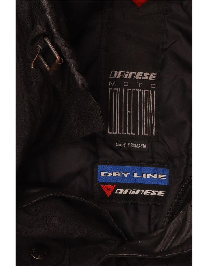 DAINESE Chaqueta Racer para hombre IT 48 4XL Nylon negro