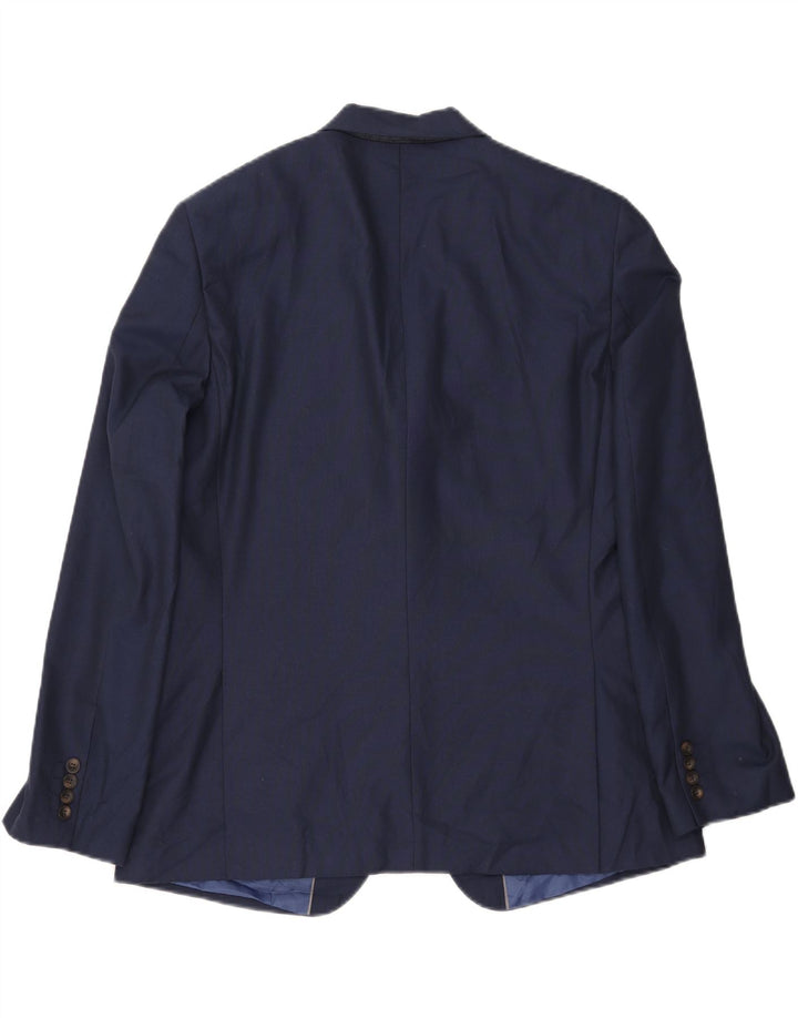 MARKS & SPENCER Chaqueta tipo blazer entallada para hombre UK 44 2XL Azul marino