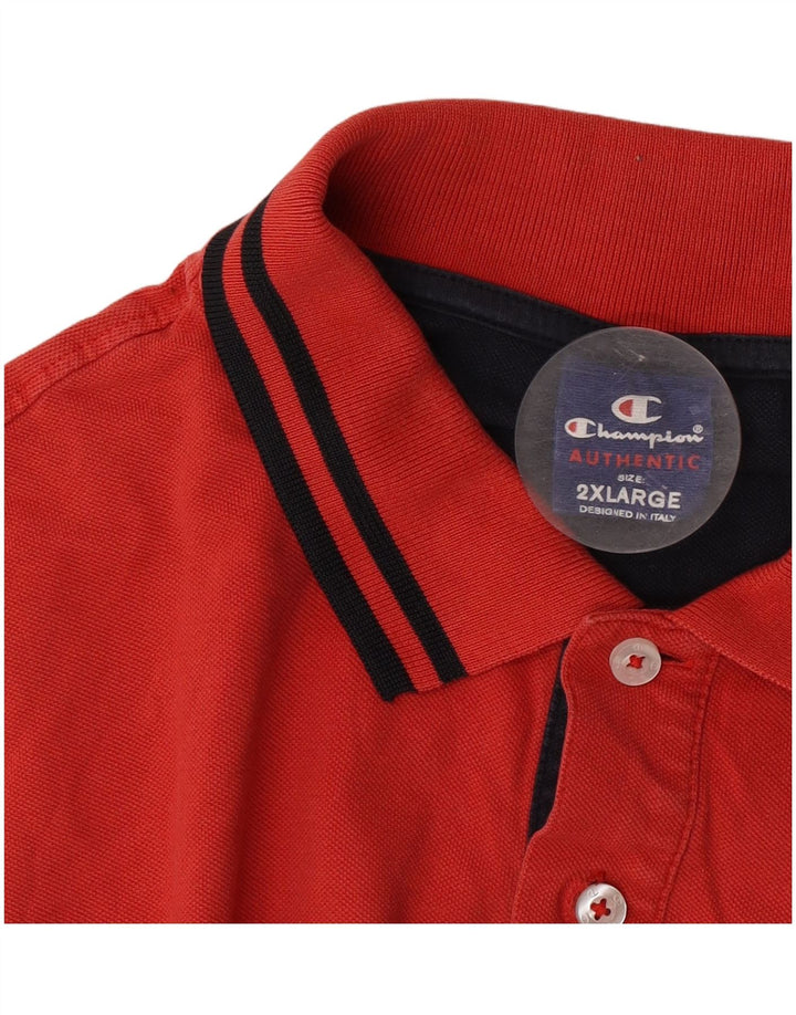 Champion Polo Hombre 2XL Rojo