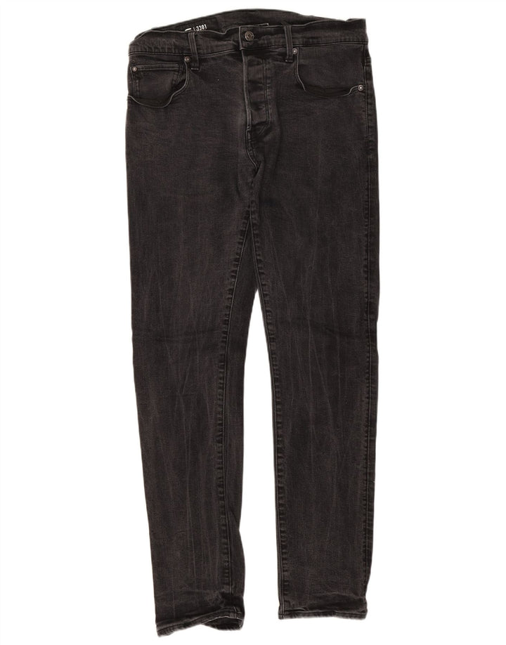 Vaqueros ajustados para hombre G-Star W33 L32 Negro