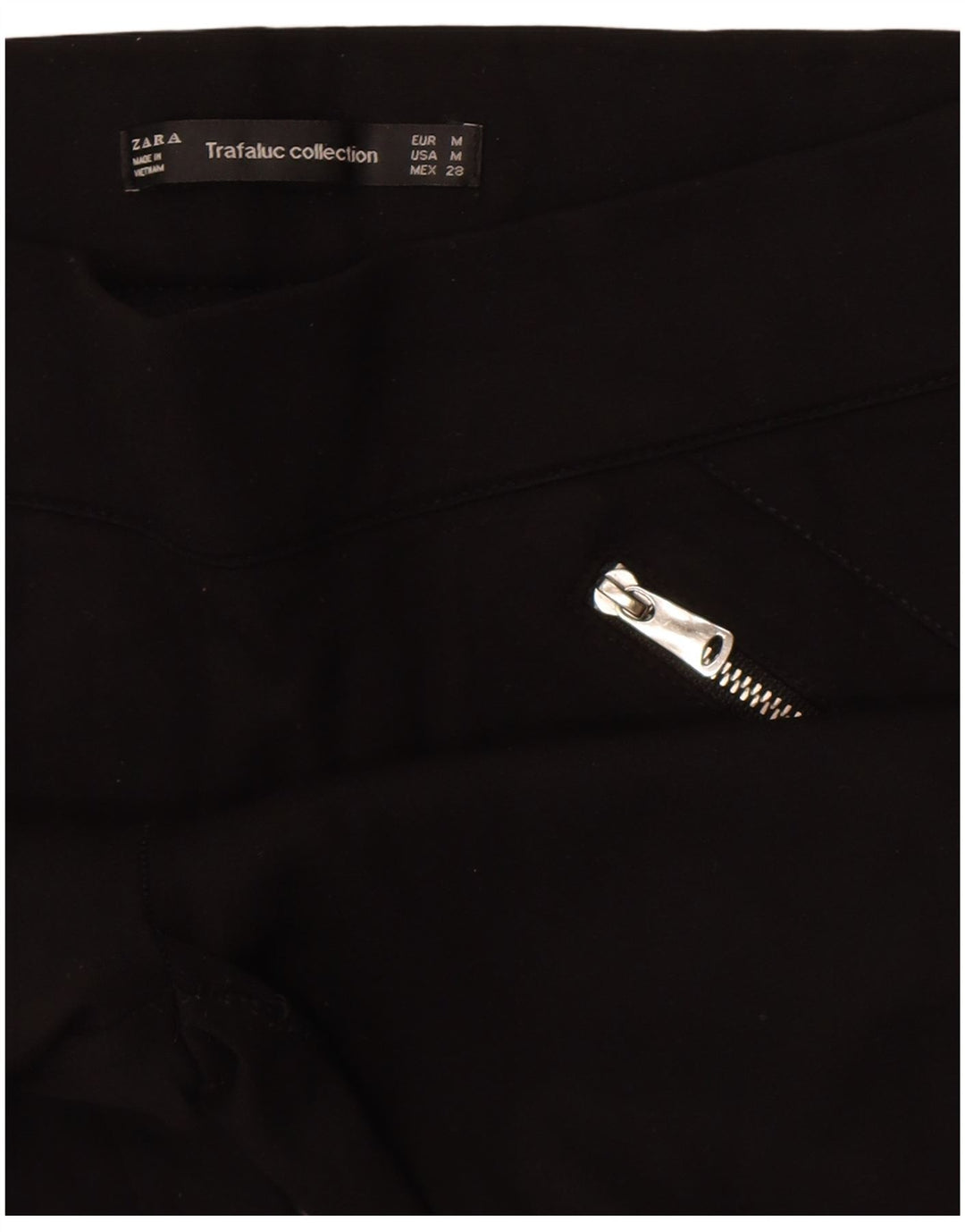 Zara Mujer Trafaluc Crop Leggings Medianos W28 L26 Negro