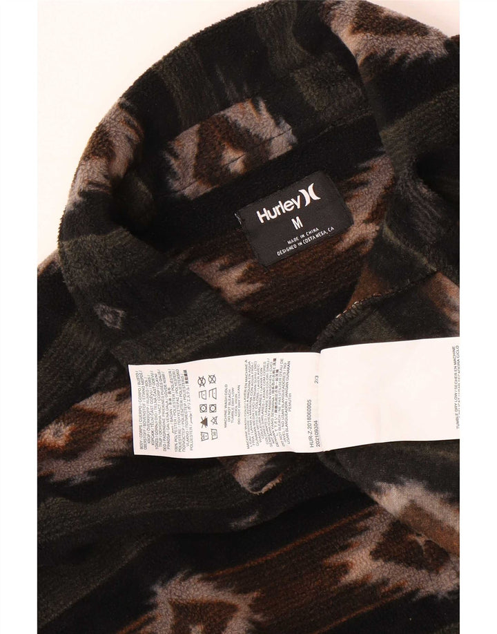 Hurley Camisa De Lana Para Hombre Poliéster Fair Isle Medium Multicolor
