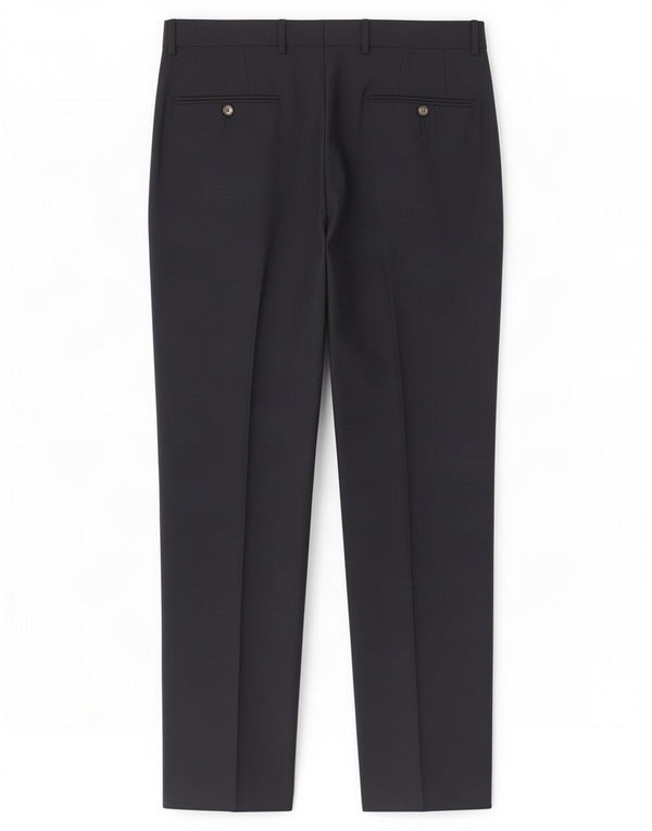 Joop Pantalón de traje recto para hombre IT 48 Medium W32 L30 Lana virgen azul marino
