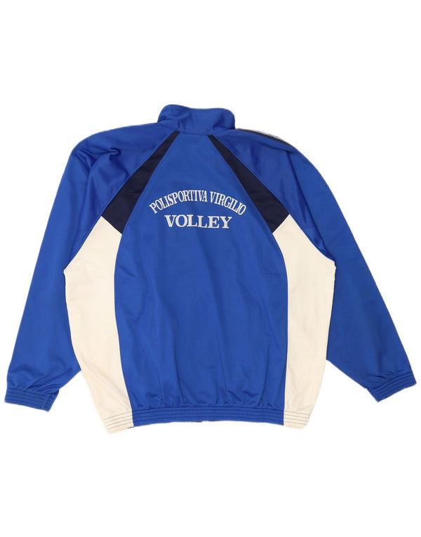 Champion Chaqueta de chándal gráfica para hombre 2XL Poliéster con bloques de color azul