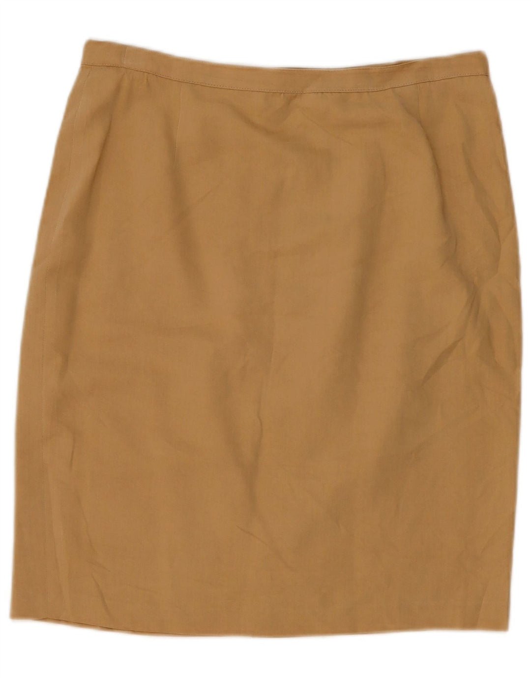 Vintage mujer lápiz falda W34 grande beige