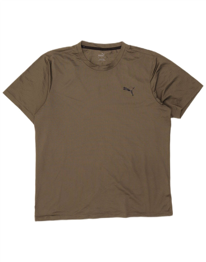 Camiseta Puma Hombre Top Large Caqui Poliéster