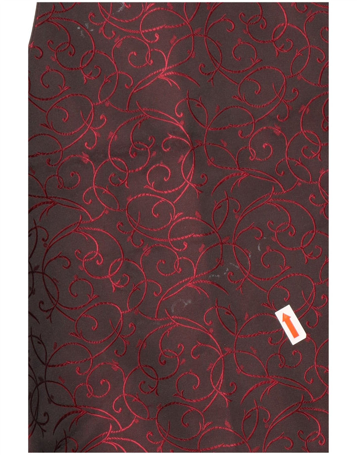 Chaleco vintage para mujer EU 38 Medio Negro Paisley Poliéster