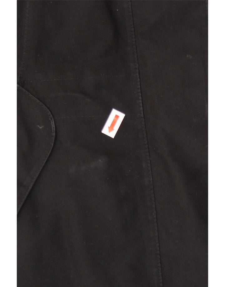 Jack Wolfskin Abrigo cortavientos para mujer UK 12/14 Mediano Negro Poliéster