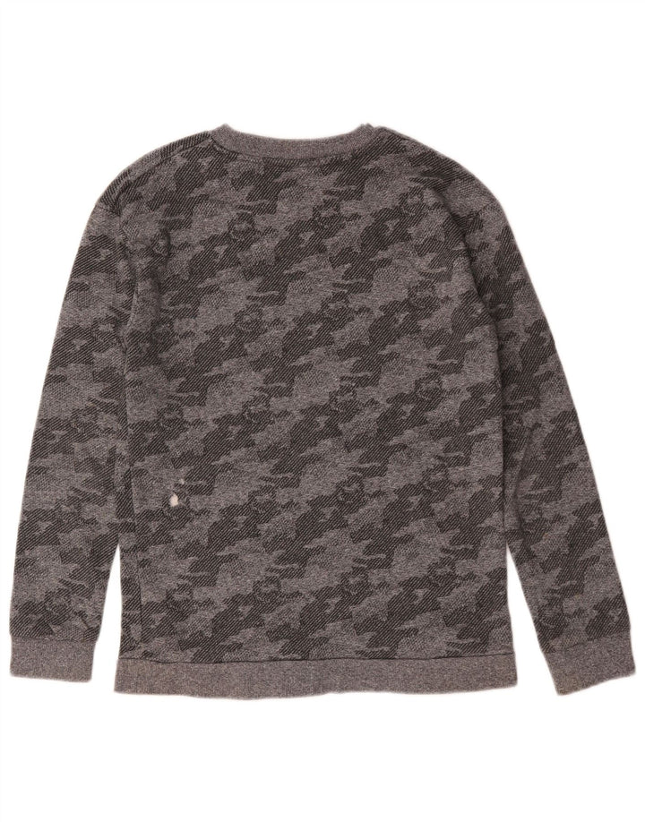 Marks & Spencer Sudadera para niño (12-13 años) Gris Camuflaje Algodón