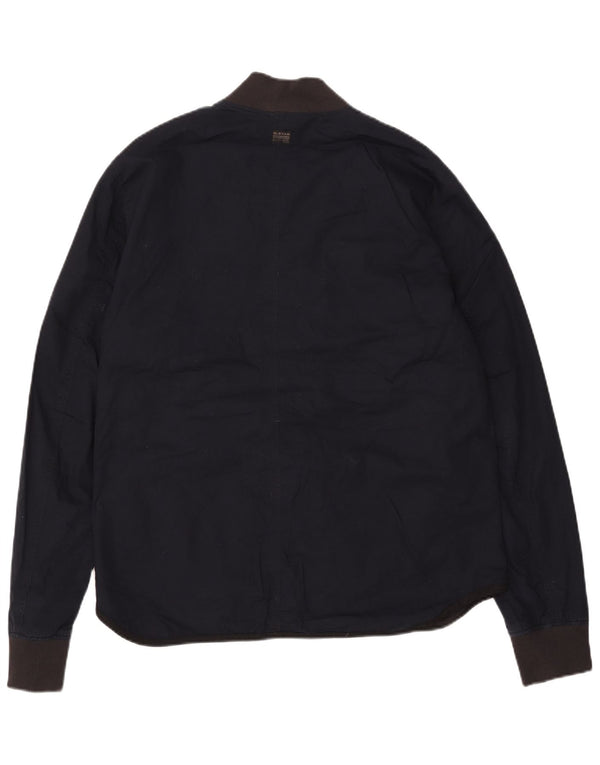G-STAR Chaqueta Bomber para Hombre UK 42 XL Azul Marino