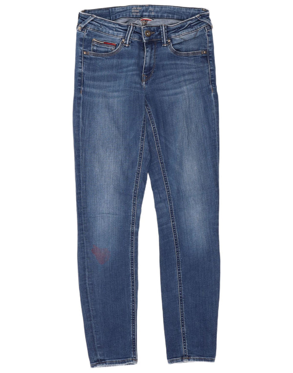 Tommy Hilfiger Jeans ajustados de cintura baja Sophie para mujer W27 L30 Algodón azul