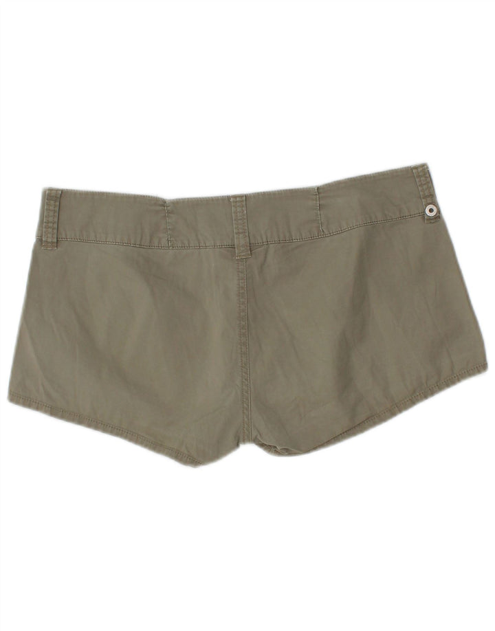 DIESEL Hot Pants W29 Algodón Caqui Medio