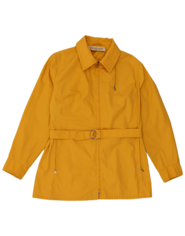 Bogner Chaqueta utilitaria para mujer Reino Unido 12 Algodón amarillo mediano