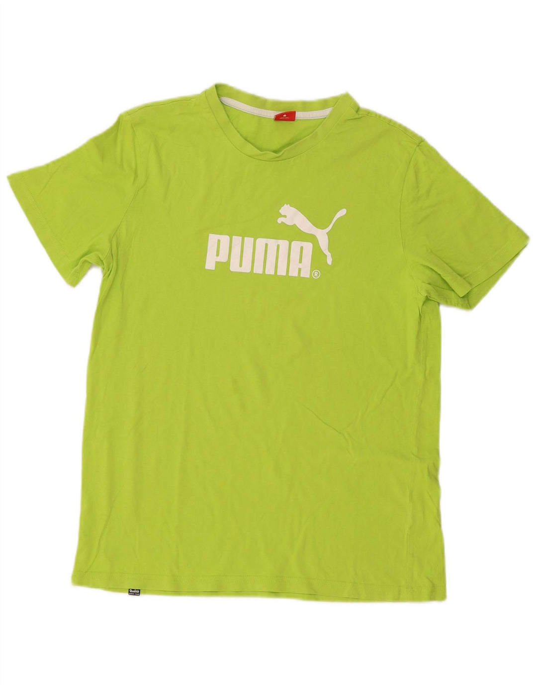 PUMA Camiseta gráfica para niña Top 15-16 años Verde Algodón