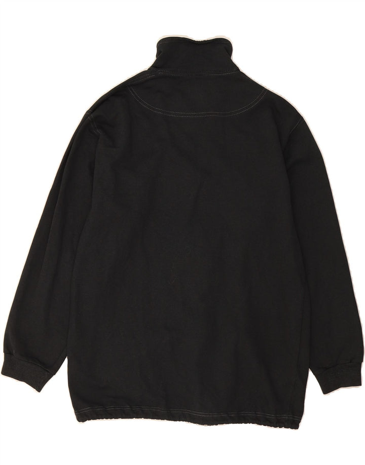 CHAMPION Womens Tracksuit Top Jacket UK 14 Medium Black Vintage Champion and Second-Hand Champion from Messina Hembry 