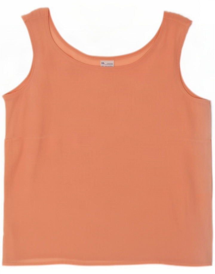 Top sin mangas vintage para mujer IT 44 Medium Pink