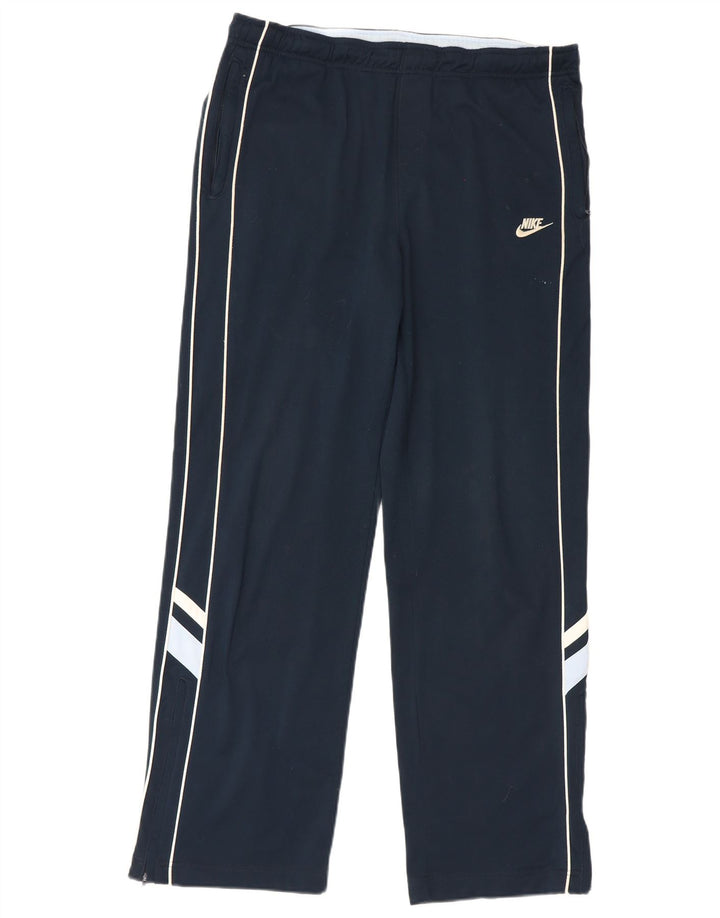 Nike - Pantalón de chándal para hombre, talla grande, azul marino, poliéster