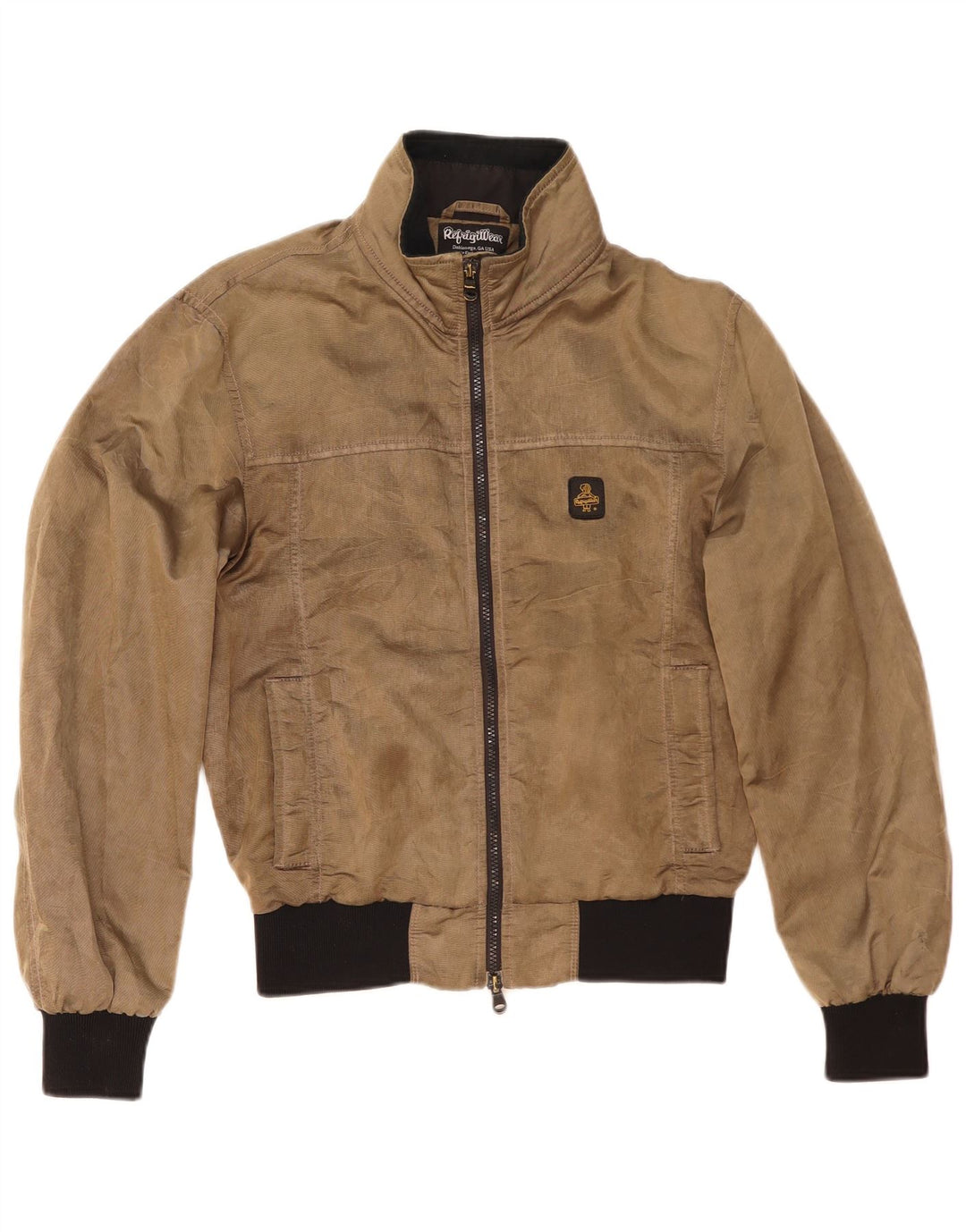 Refrigiwear Chaqueta impermeable para hombre UK 38 Medium Khaki Colorblock Poliamida