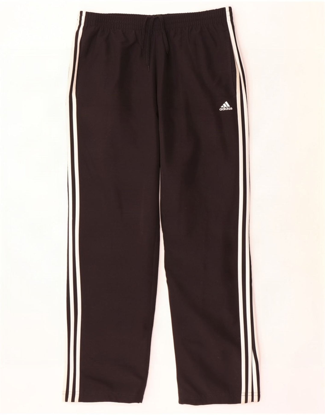 Adidas - Pantalón de chándal Climalite para hombre, talla grande, poliéster negro