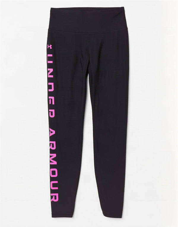 Under Armour Leggings gráficos Heat Gear para mujer UK 10 Small Poliéster negro