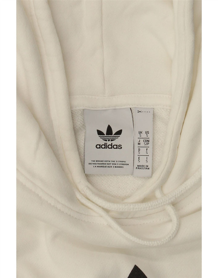 Adidas Hombre Graphic Sudadera con Capucha Jersey Pequeño Blanco