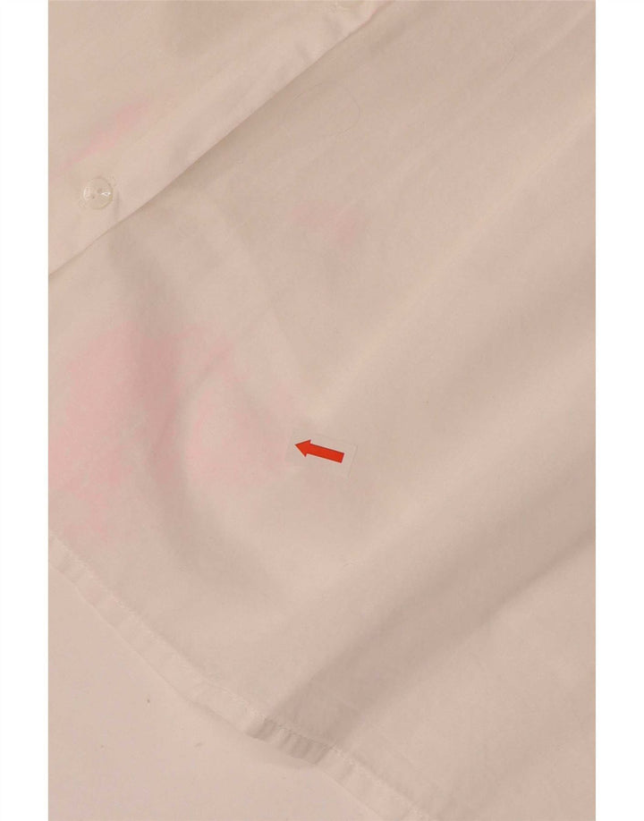 Tommy Hilfiger Blusa sin mangas para mujer US 6 Medio Algodón Blanco