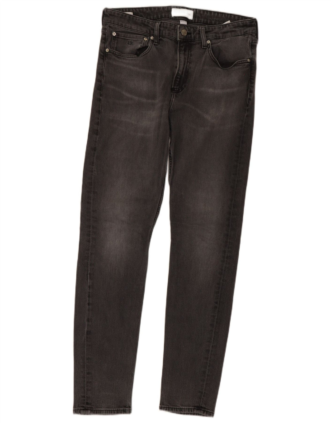 Calvin Klein Jeans ajustados para hombre W33 L32 Algodón gris