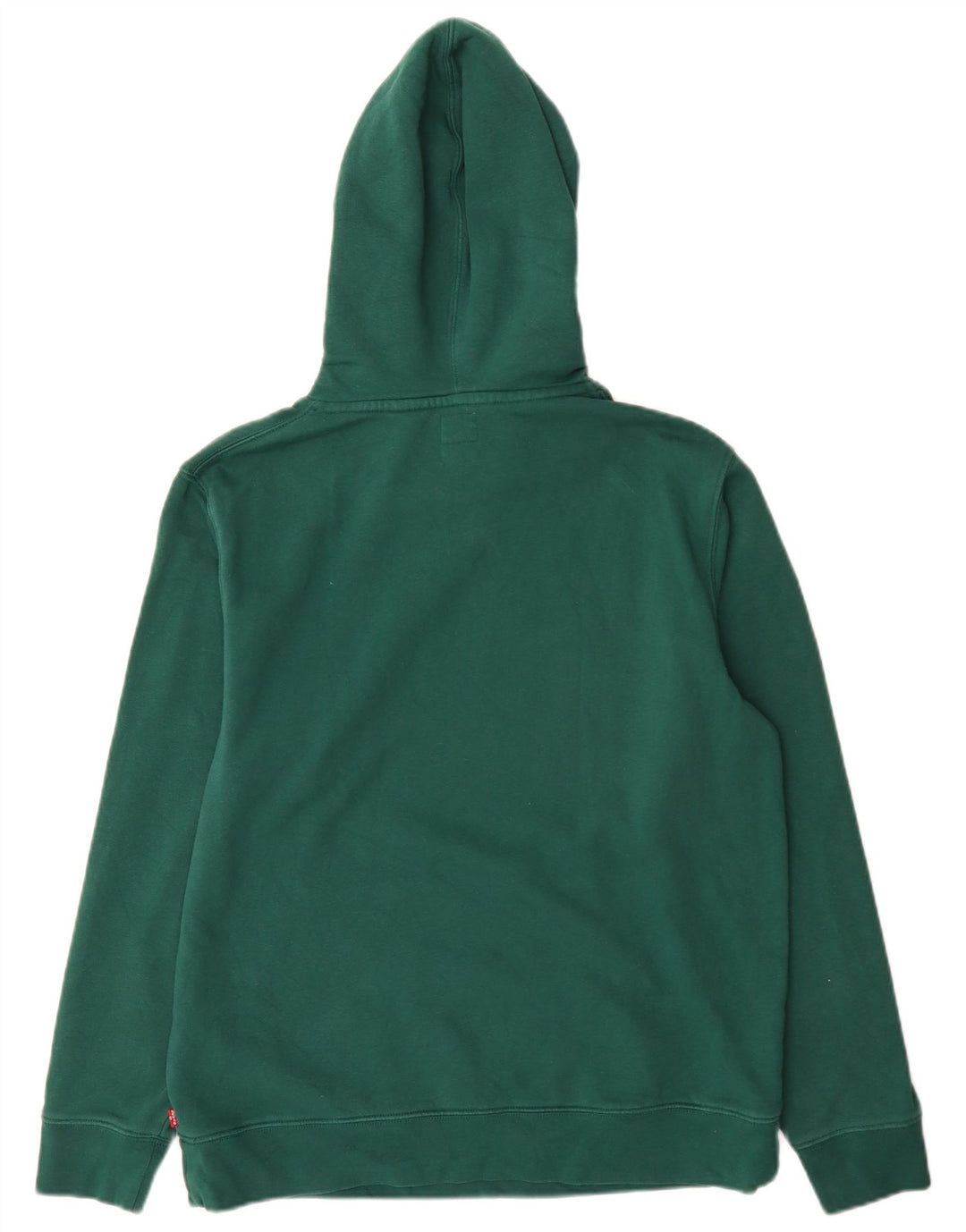 Levi's Jersey con capucha y estampado estándar para hombre, color verde medio