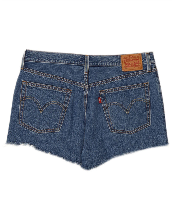 Levi's Mujer 501 Shorts Vaqueros W31 Algodón Azul Medio