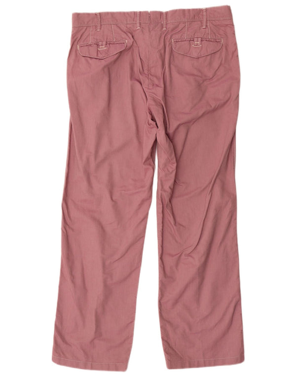 Pantalón Chino Recto Massimo Dutti Hombre W34 L30 Rosa