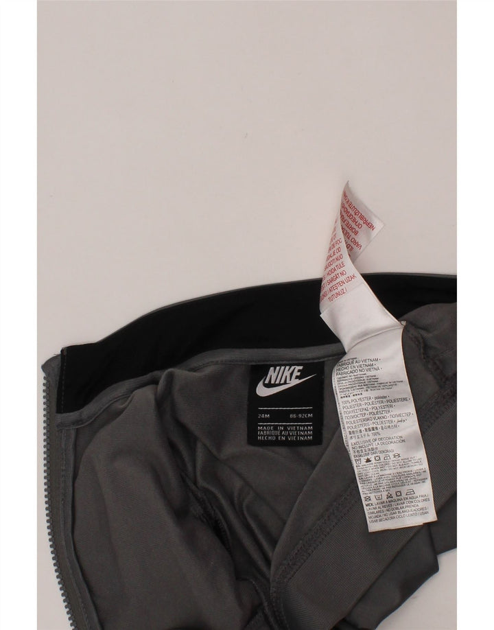 NIKE - Chaqueta de chándal gráfica para bebés (18-24 meses), color gris