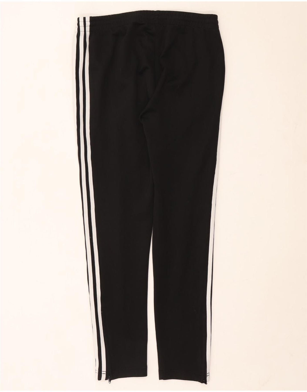 Adidas Pantalones de chándal para mujer UK 12 Medium Negro Poliéster
