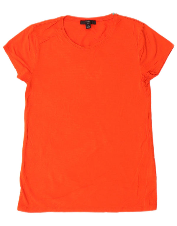 J. CREW Camiseta 365 para mujer Top UK 10 Small Naranja Modal