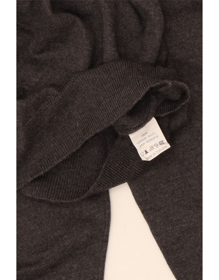 Calvin Klein Jeans Cárdigan para hombre de lana gris medio