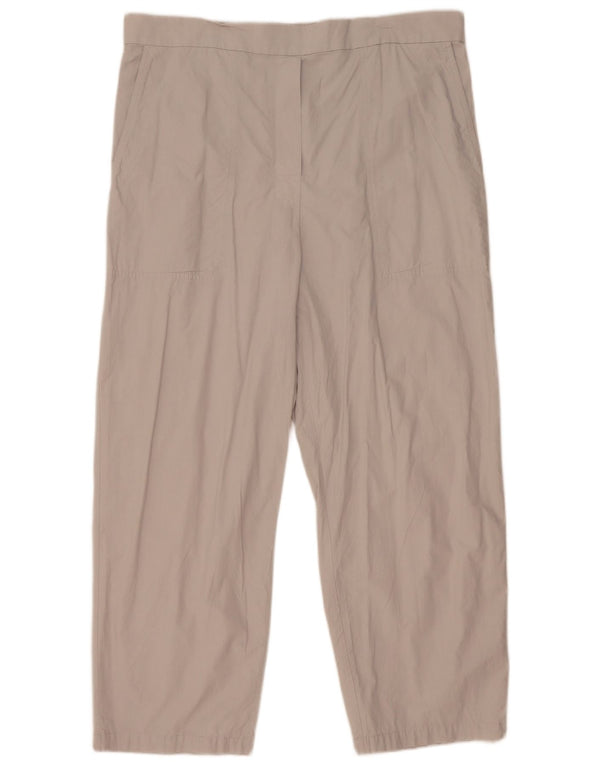 Pantalones cortos de cintura alta para mujer Cos W36 L26 Algodón beige