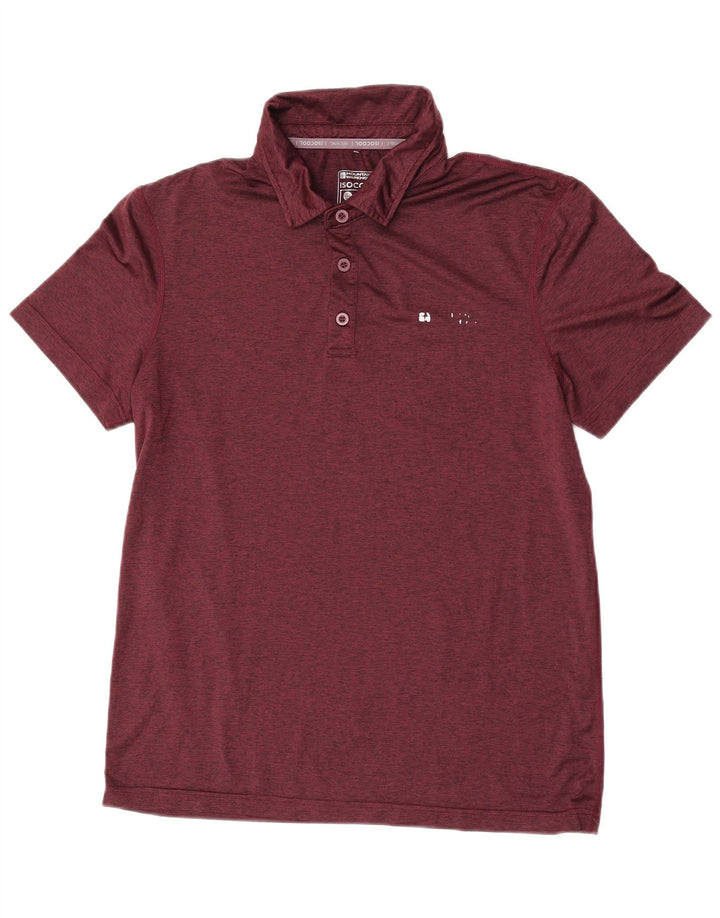 Polo para hombre de Mountain Warehouse en color granate mediano
