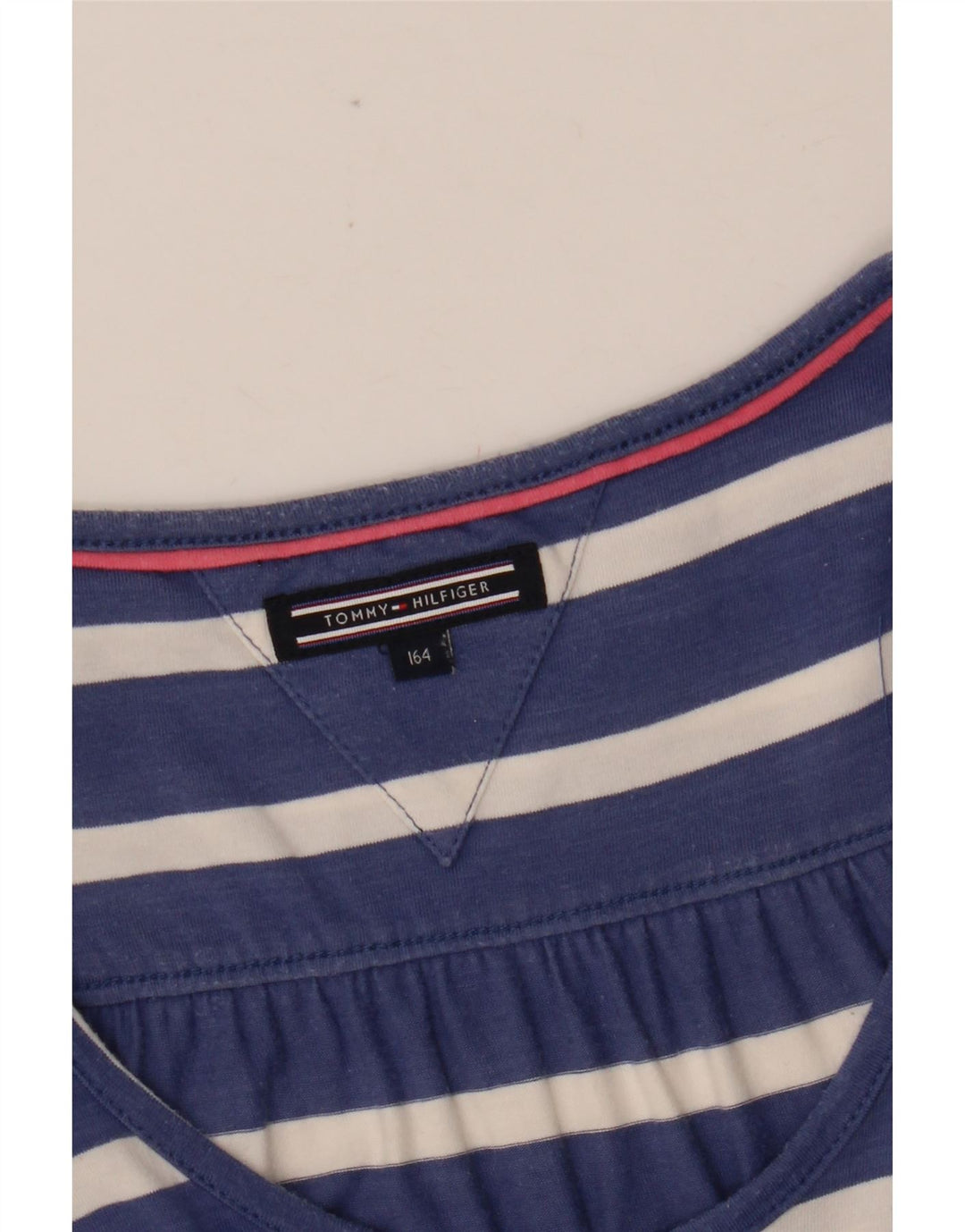 TOMMY HILFIGER Vestido básico sin mangas para niña 14-15 años Azul Marino Rayas