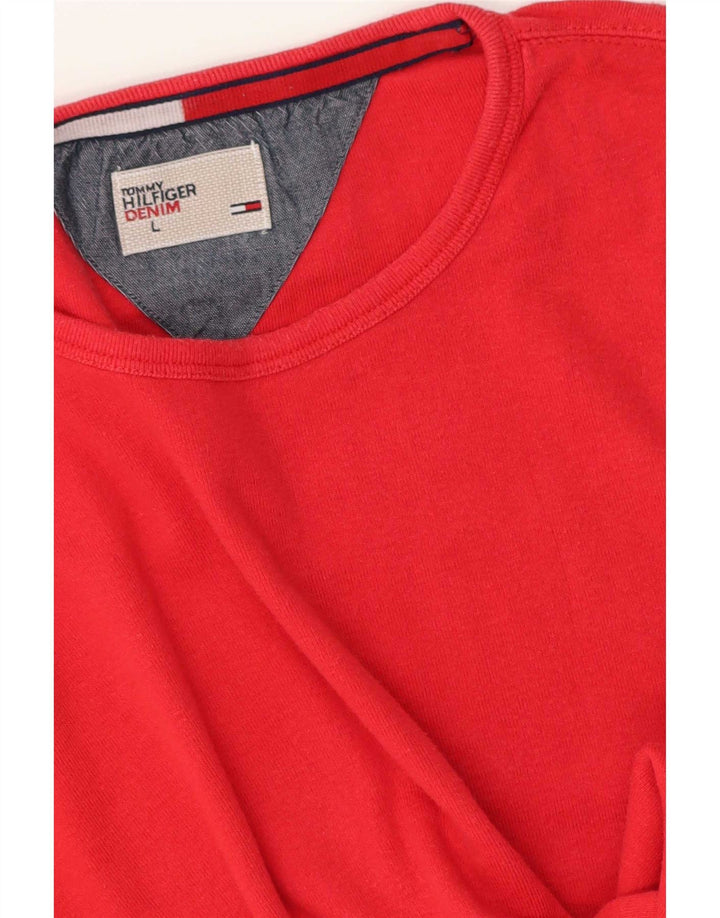 Tommy Hilfiger - Camiseta para hombre, talla grande, color rojo